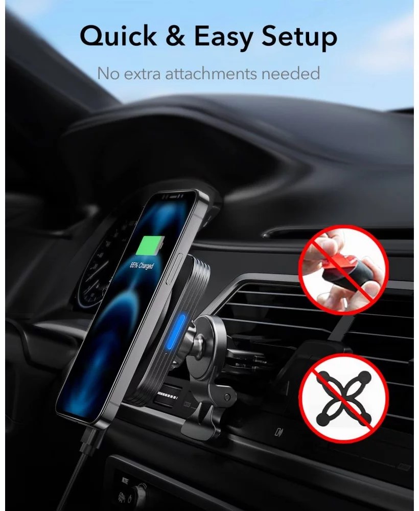 ESR Halolock MagSafe Magnetic Wireless Car Charger