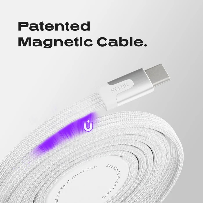Statik MagStack Duo Apple Watch Charger + USB-C Cable 1.5M