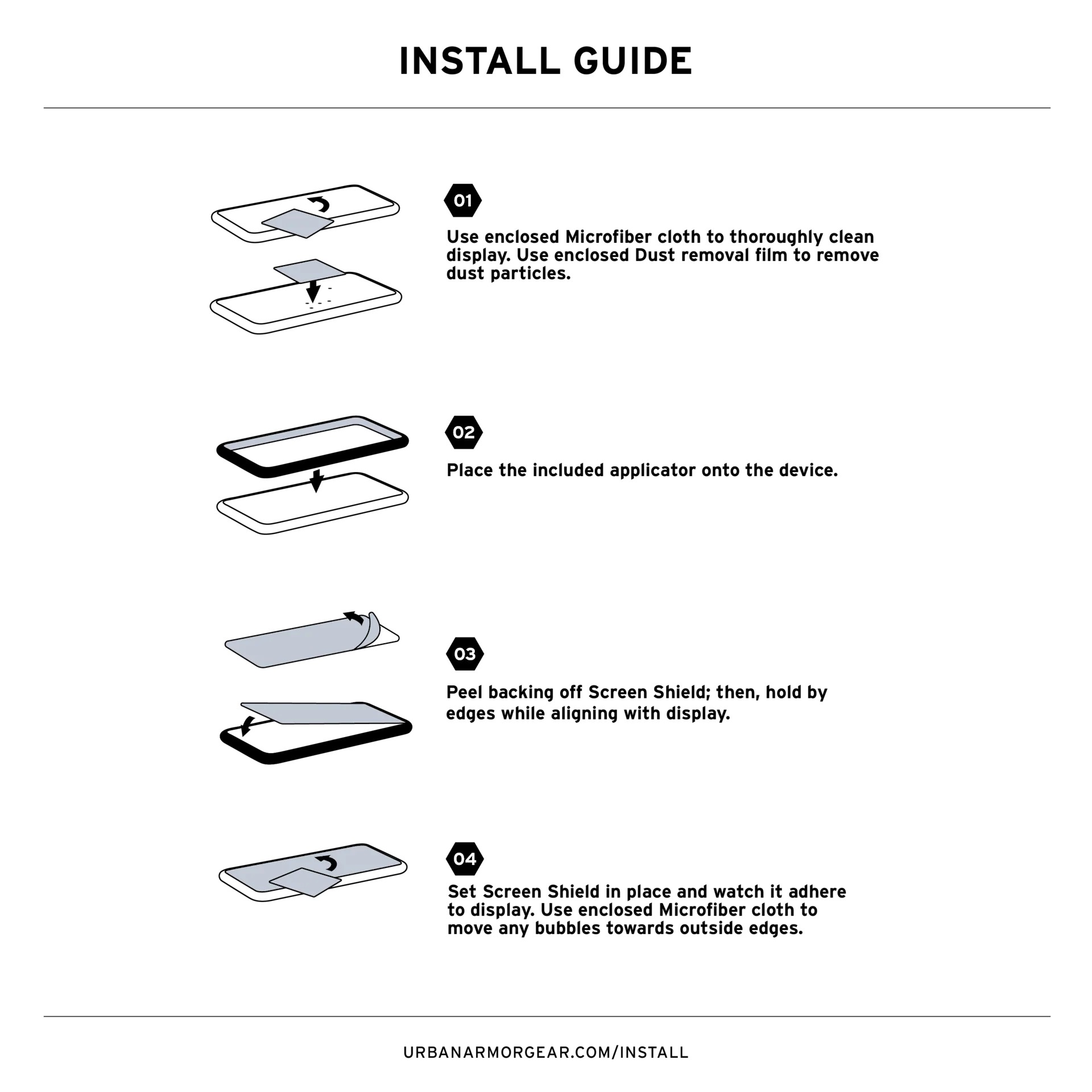 UAG Samsung Galaxy Z Fold 7 Glass Shield (2025)