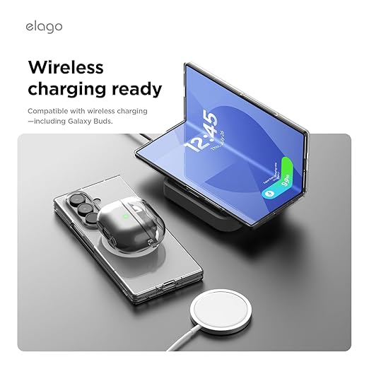 Elago Samsung Galaxy Z Fold 7 Magnetic Clear Case