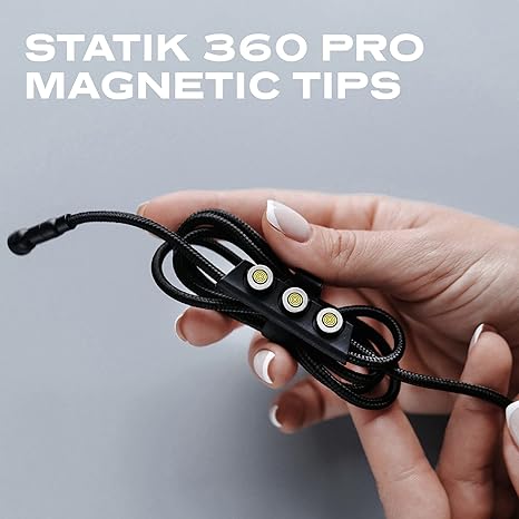 Statik Magnetic Tips for Magnetic Charge Cables, 3-Pack (1x Lightning, 1x USB-C, 1x Micro-USB)