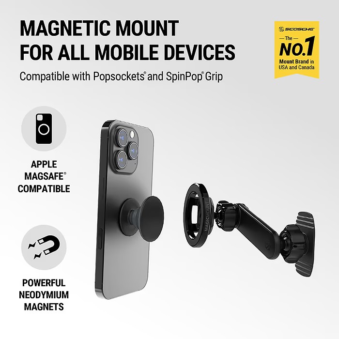 Scosche Magic Mount™ Magsafe 5-IN-1 Magnetic Phone Mount