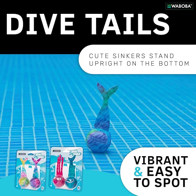 Waboba Dive Tail (Colors & Style May Vary, Pack of 2)