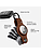 KeySmart AirTag Keychain Key Holder - Brown Leather