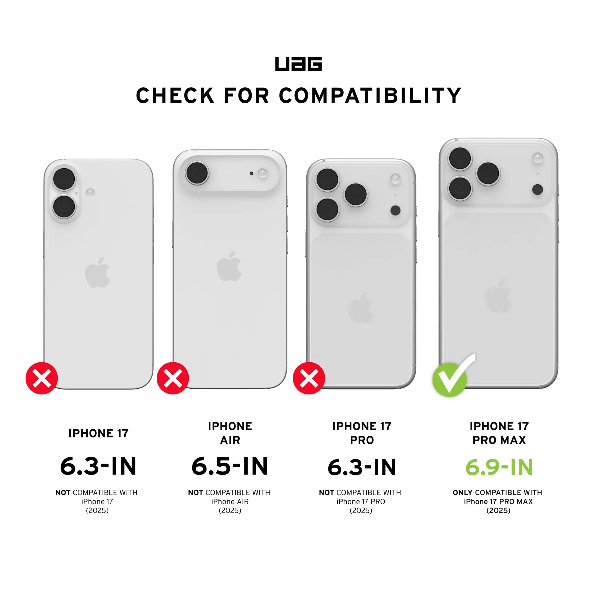 UAG iPhone 17 Pro Max Civilian Magsafe Case