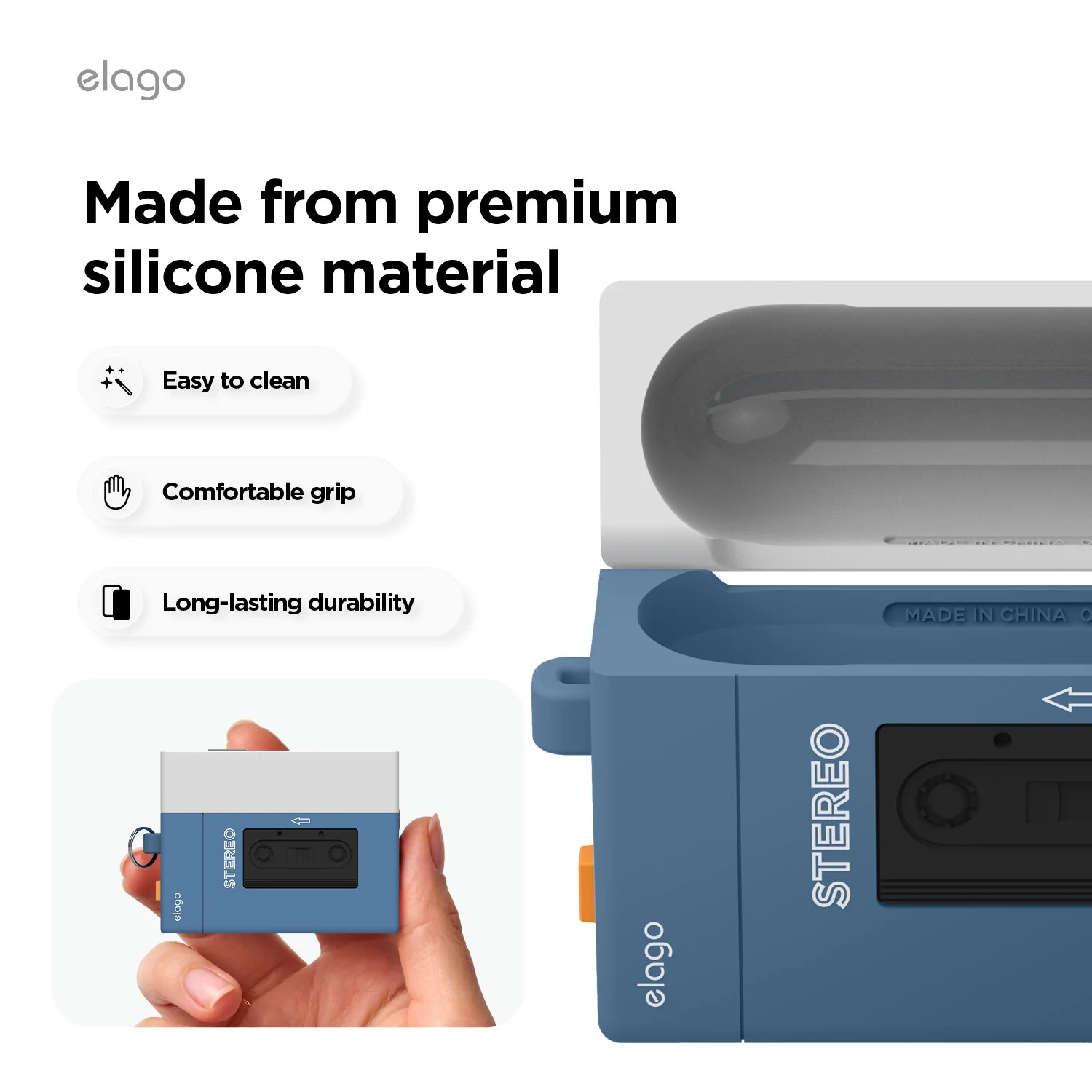 Elago AirPods Pro 3 Cassette Player Hang Case