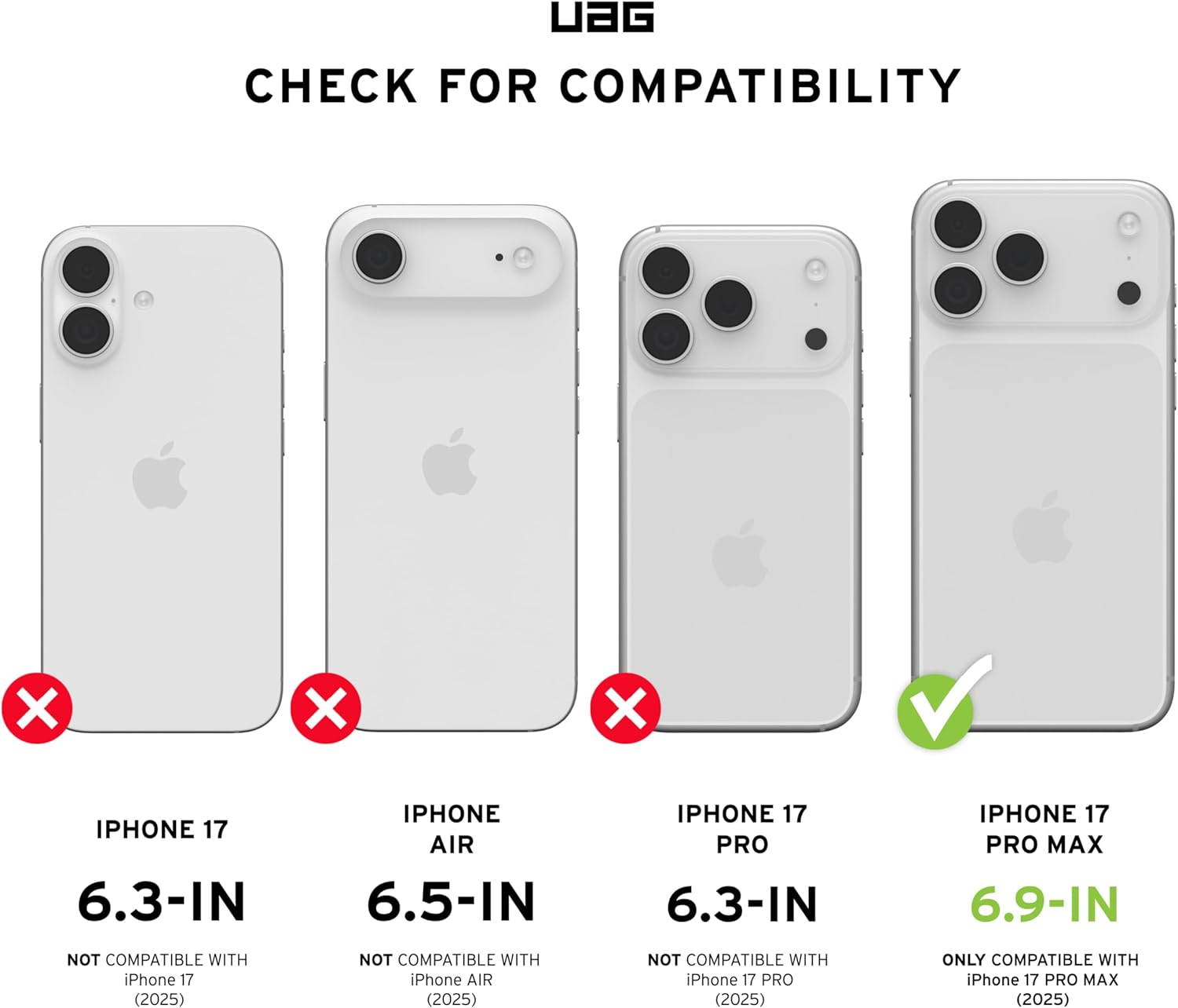 UAG iPhone 17 Pro Max Plyo Magsafe Case