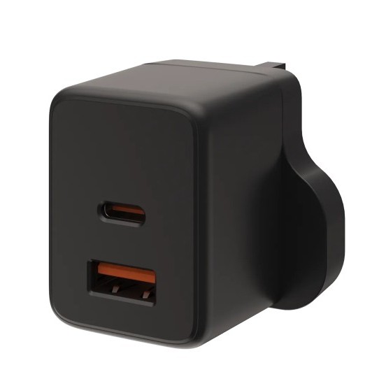 UAG Wall Charger  SRGE 30W 2Port UK Black