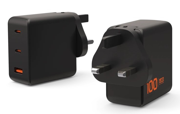 UAG Wall Charger SRGE 100W 3Port WW Black