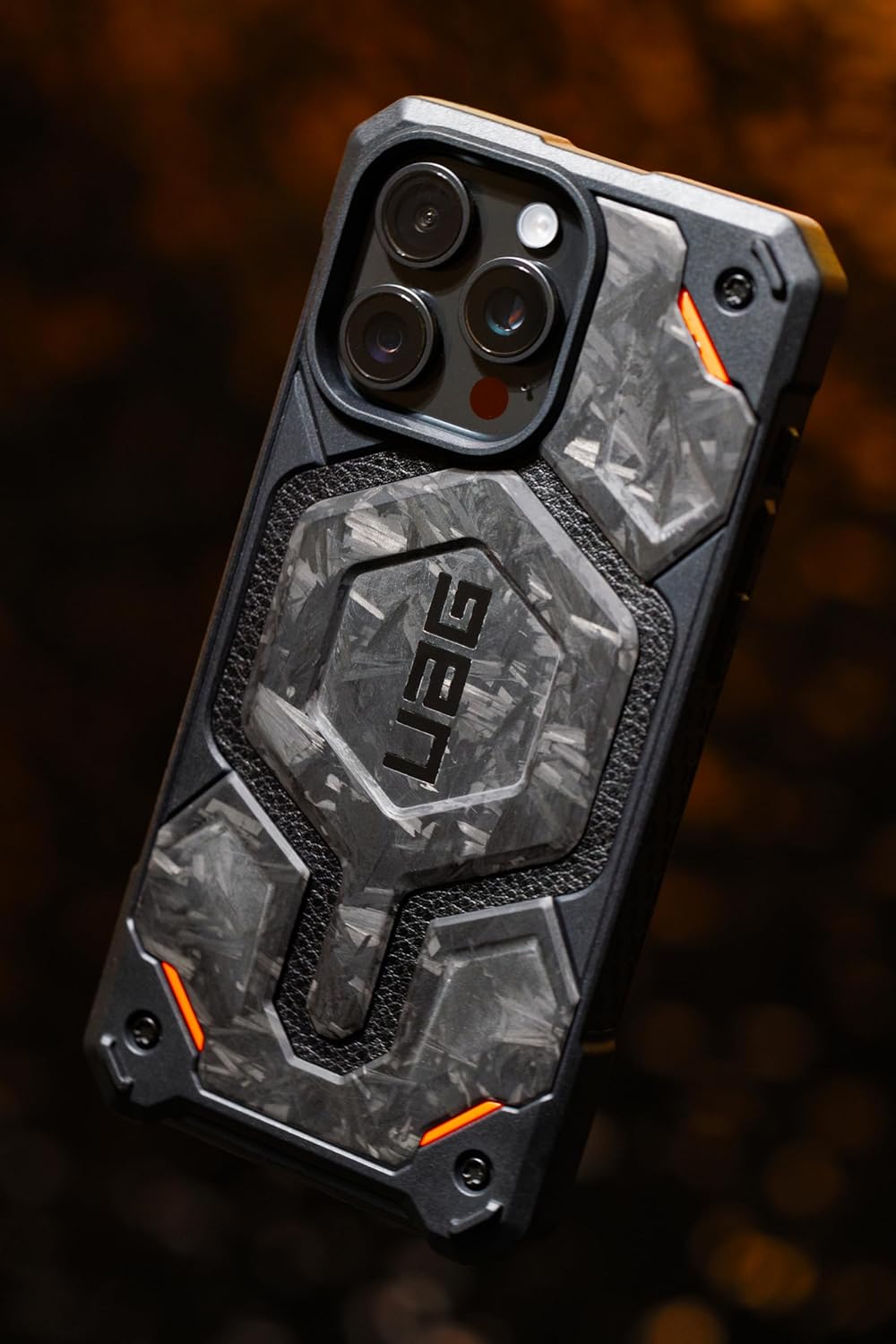 UAG iPhone 15 Pro Max Monarch Pro Forged Carbon Fiber Case