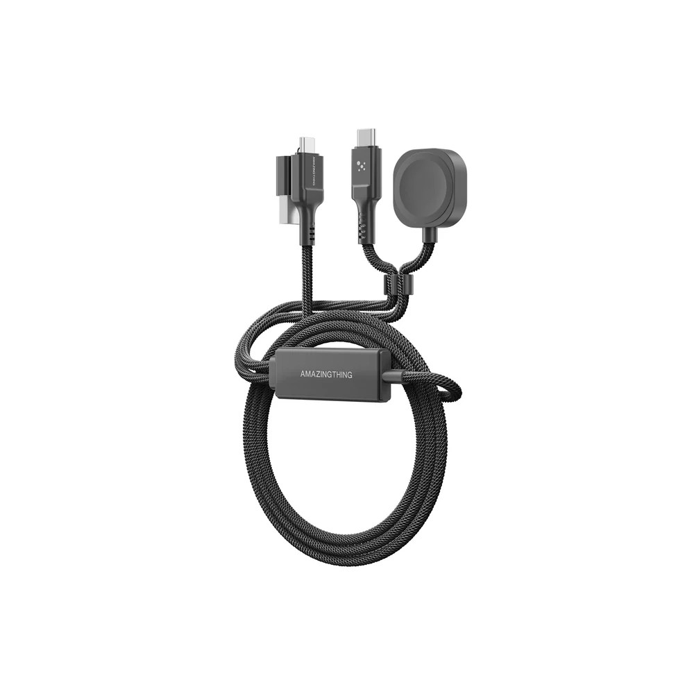 AMAZINGTHING THUNDER PRO I 7X 4IN1 USB-A + USB-C TO USB-C + WATCH CABLE 5A 100W 1.5M