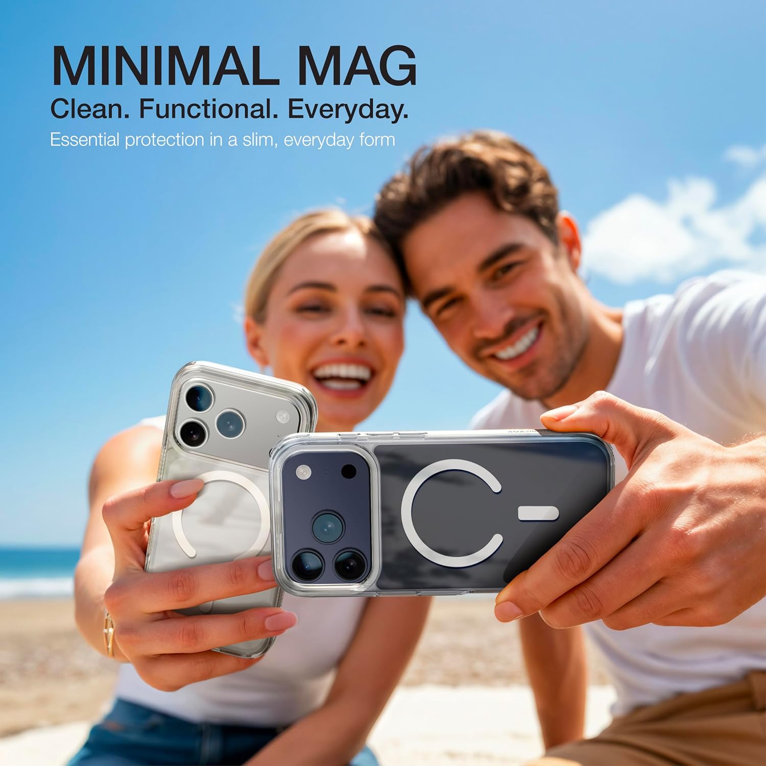 AMAZINGTHING MINIMAL MAGSAFE DROP PROOF CASE FOR IPHONE 17 PRO 6.3