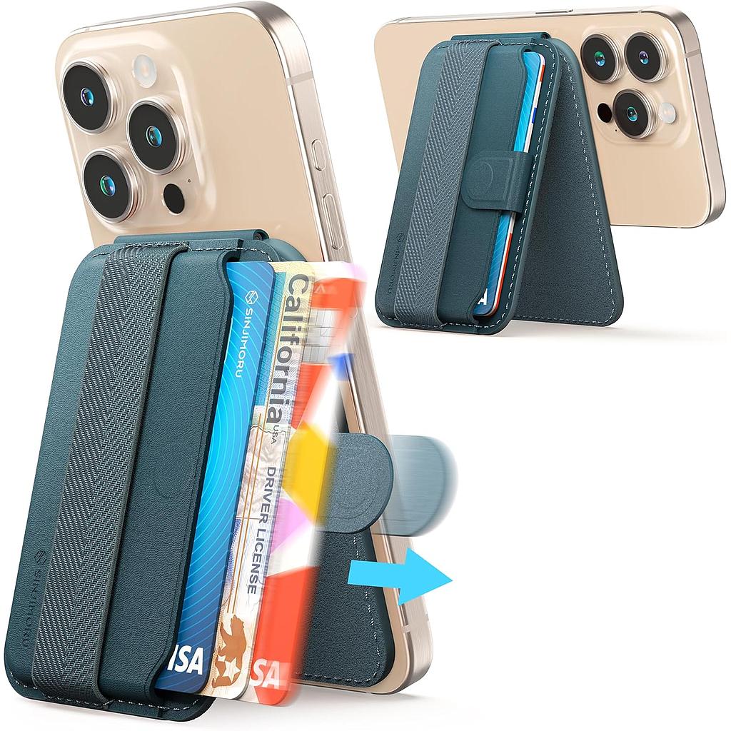 Sinjimoru M-Pull Tab Stand Magsafe Wallet