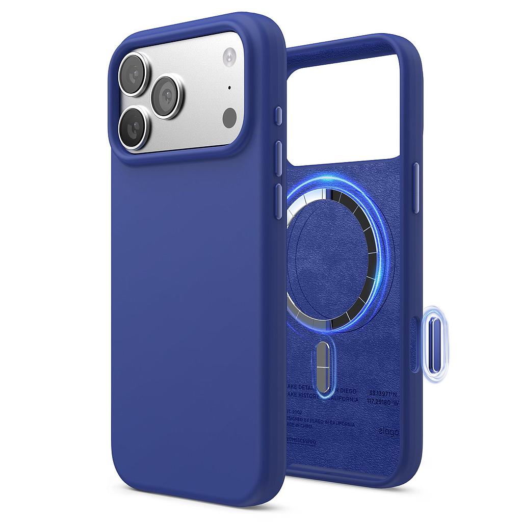 Elago iPhone 17 Pro Max Magnetic Silicone Case (Camera Control Key Included)