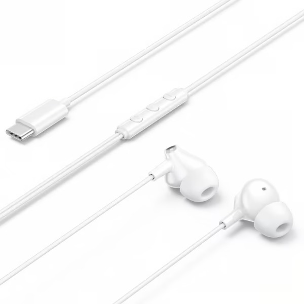Vention Echo Lite USB-C In-Ear Wired Headphones with DAC Adapter 1.2M