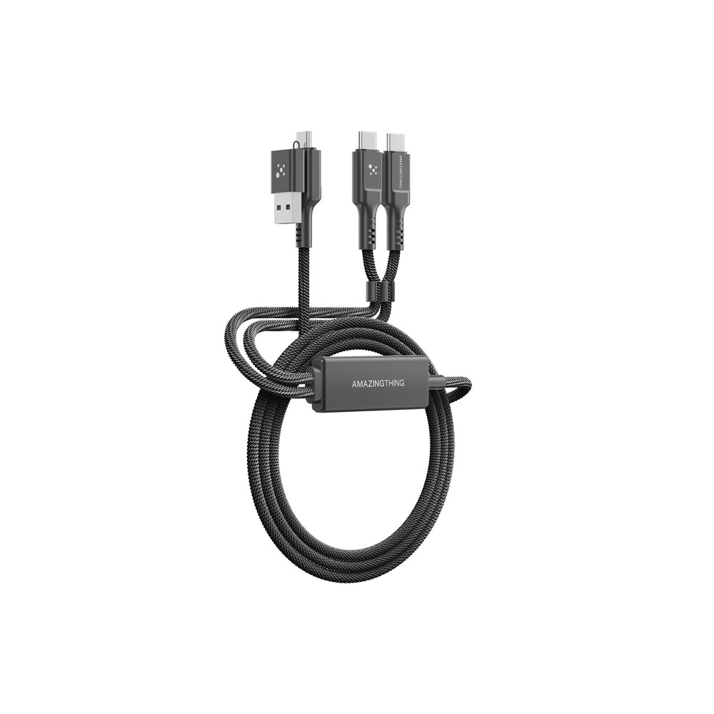 AMAZINGTHING THUNDER PRO I 7X 4IN1 USB-A + USB-C TO USB-C + USB-C 5A 140W 1.5M CABLE