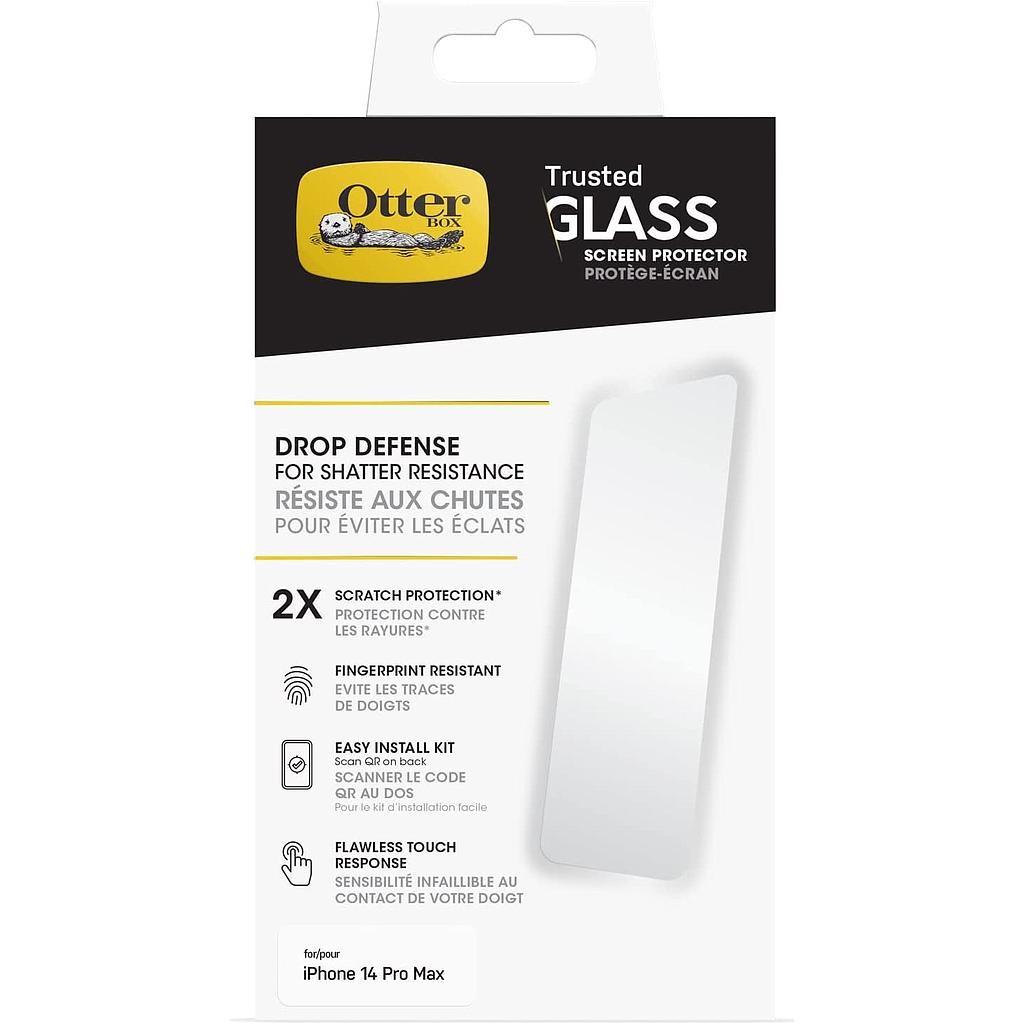 OtterBox iPhone 14 Pro Max Trusted Glass  - (Online Packaging)
