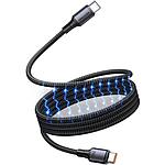 Vention USB 2.0 C Male to C Male 5A Magnetic Cable 1M Aluminum Alloy Type
