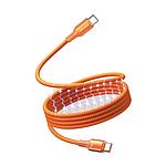 Vention USB 2.0 C Male to C Male 5A Magnetic Cable 1M Aluminum Alloy Type