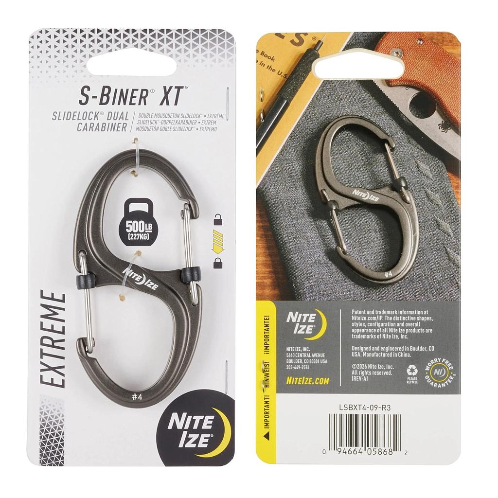 NiteIze S-Biner® XT™ SlideLock® Dual Carabiner