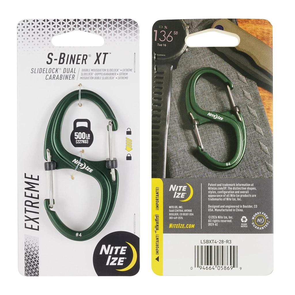 NiteIze S-Biner® XT™ SlideLock® Dual Carabiner