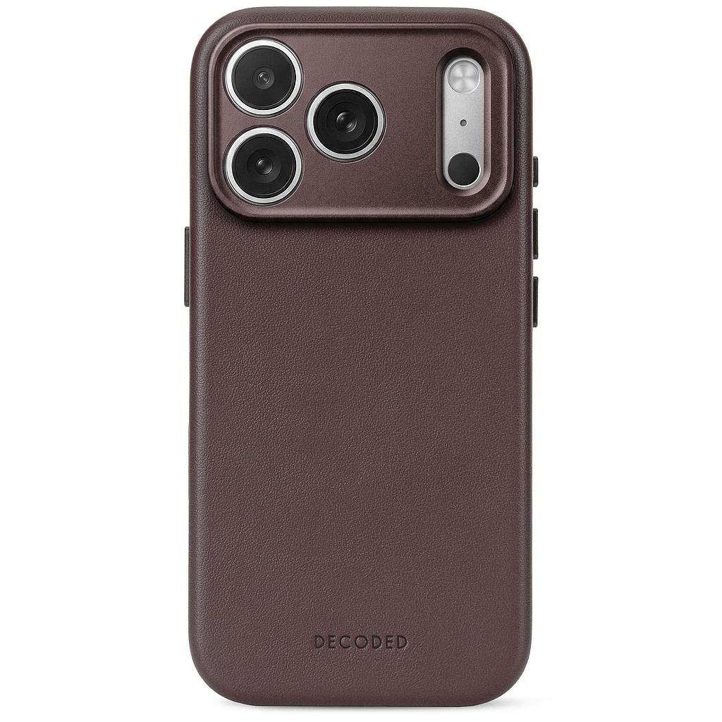 Decoded Leather Backcover for iPhone 18/17 Pro Case