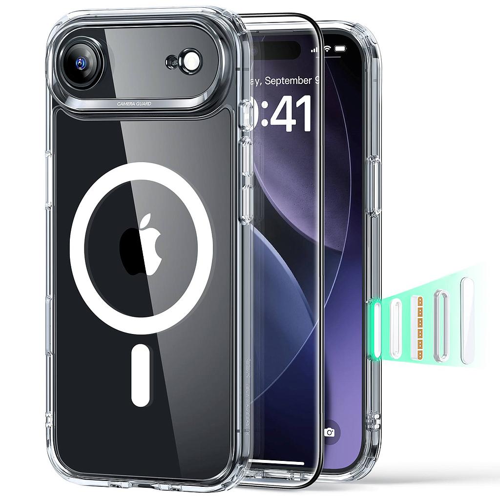 ESR iPhone 17 Air Halolock Classic Hybrid (Camera Control Button)+ Screen Protector Set