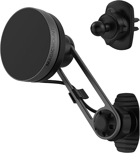 Scosche Charge Elite 3-in-1 Fast Wireless Charging Qi2 MagSafe Car Mount Charger