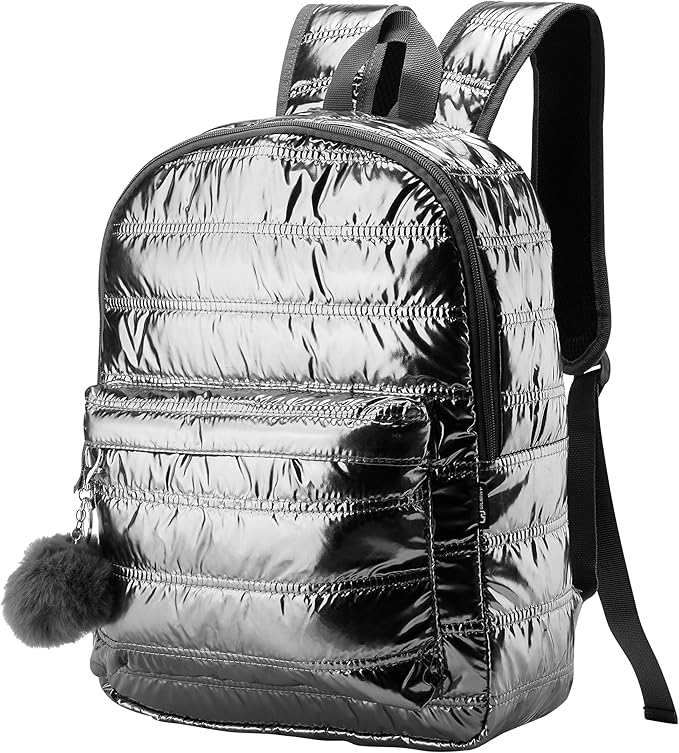 Quest Puffer Backpack - Silver